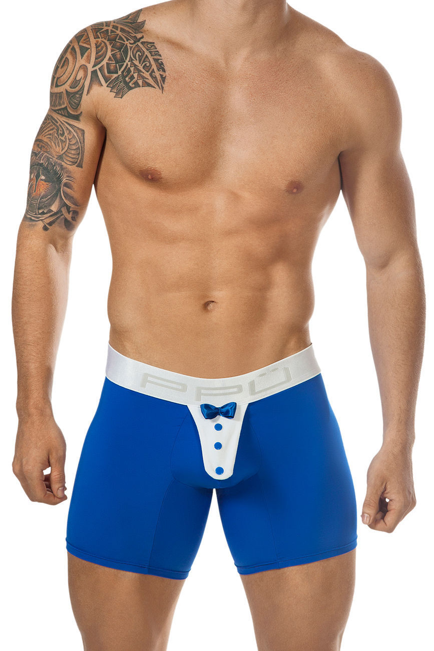 PPU 1325 Tuxedo Boxer Blue-White