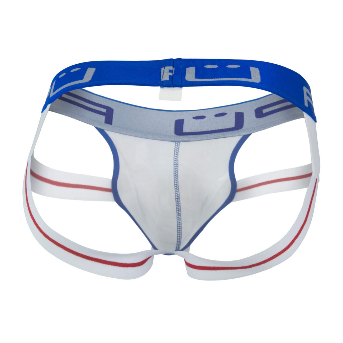 PPU 1601 Jockstrap White Blue