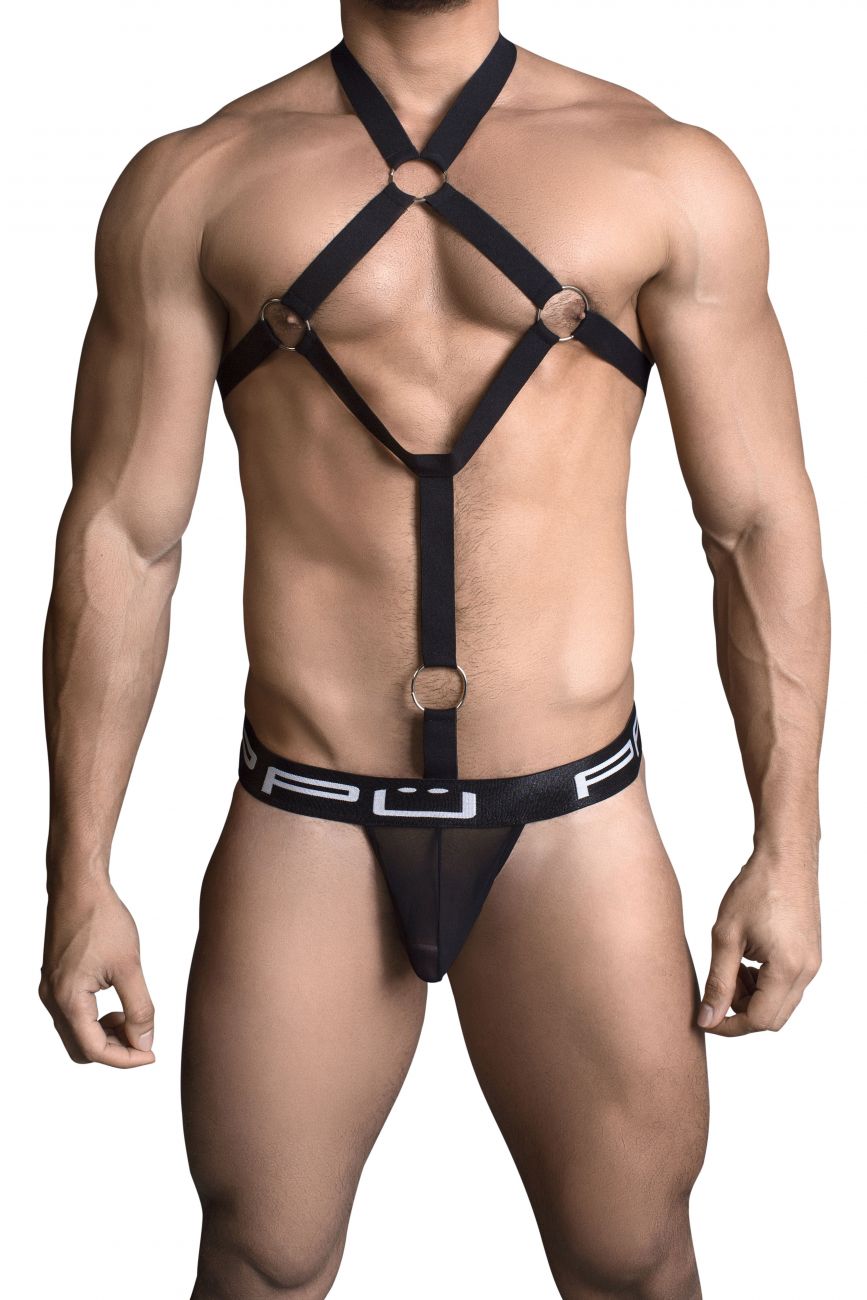 PPU 1705 Thong Harness Black