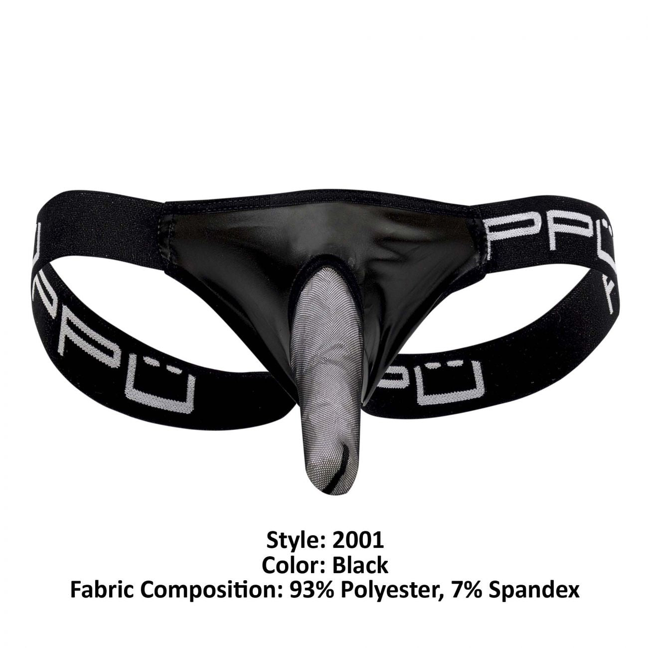 PPU 2001 Mens Jockstrap Black