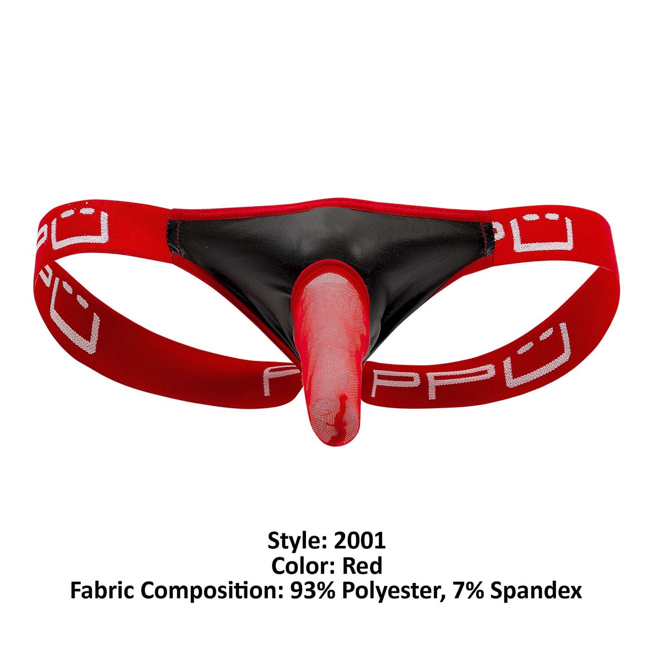 PPU 2001 Mens Jockstrap Color Red