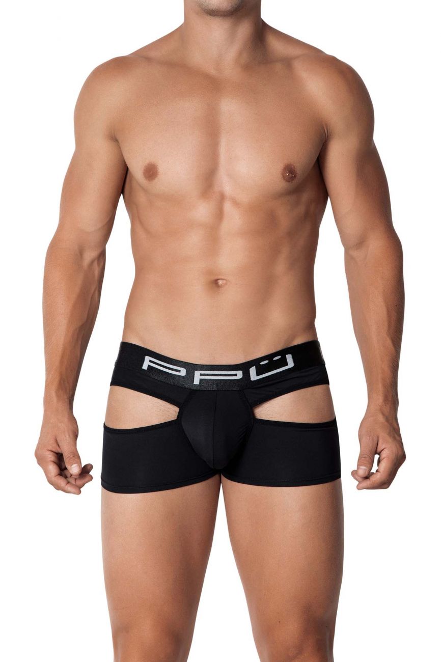 PPU 2104 Open Back Trunks Black