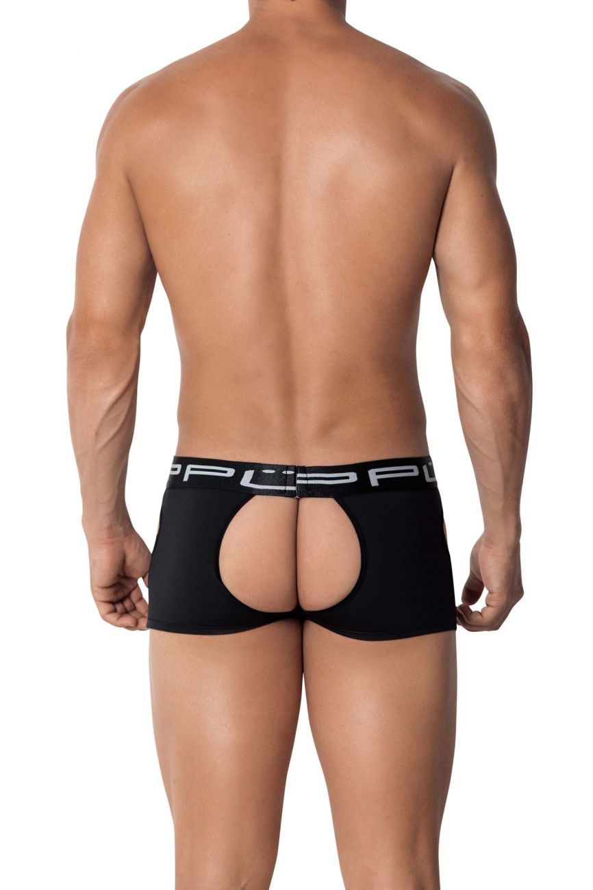 PPU 2104 Open Back Trunks Black