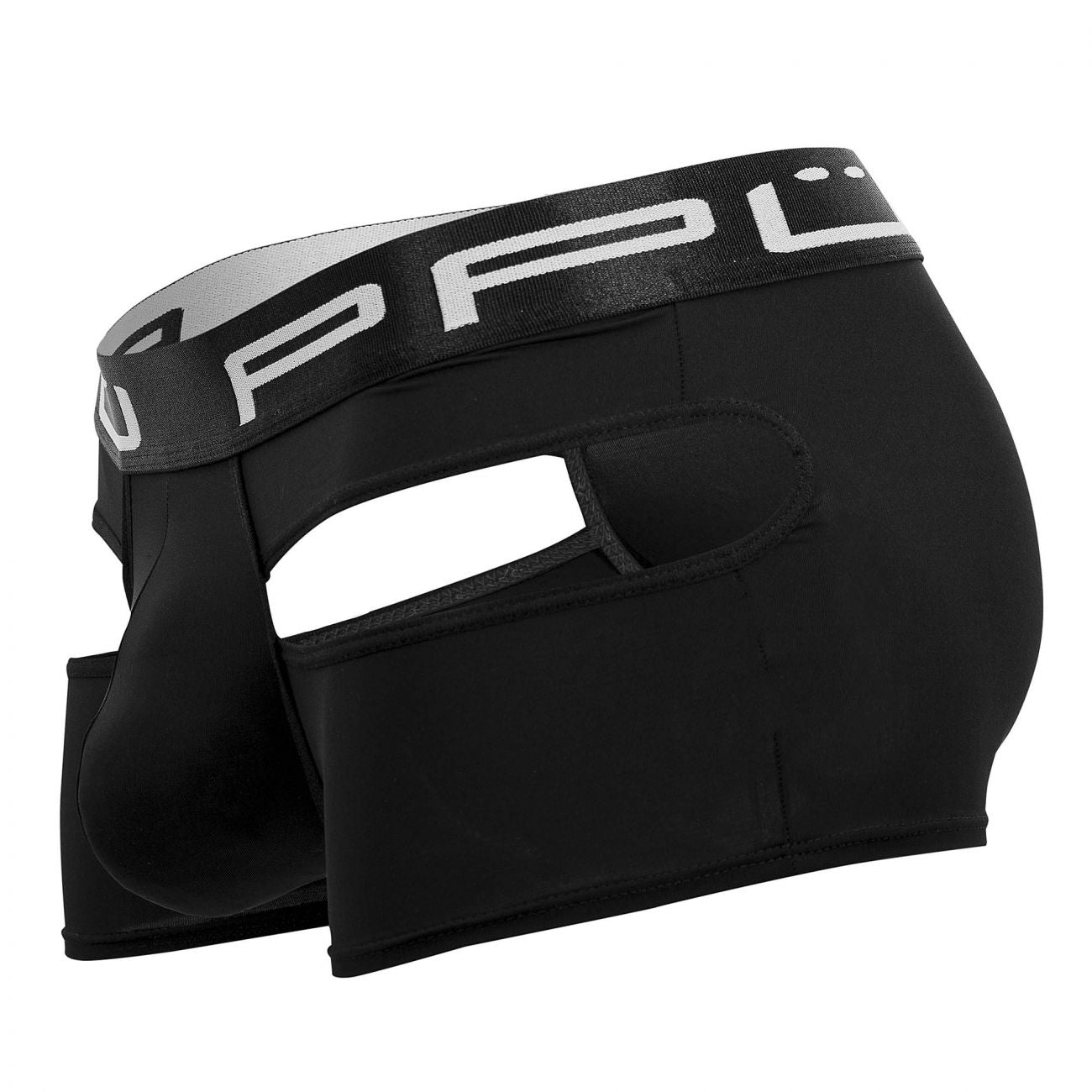 PPU 2104 Open Back Trunks Black