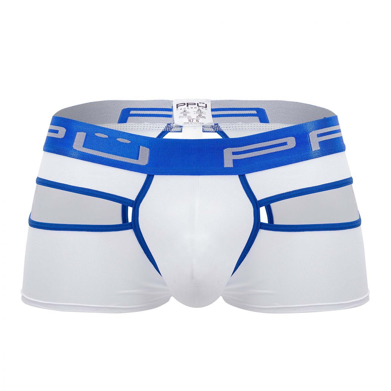 PPU 2104 Open Back Trunks White