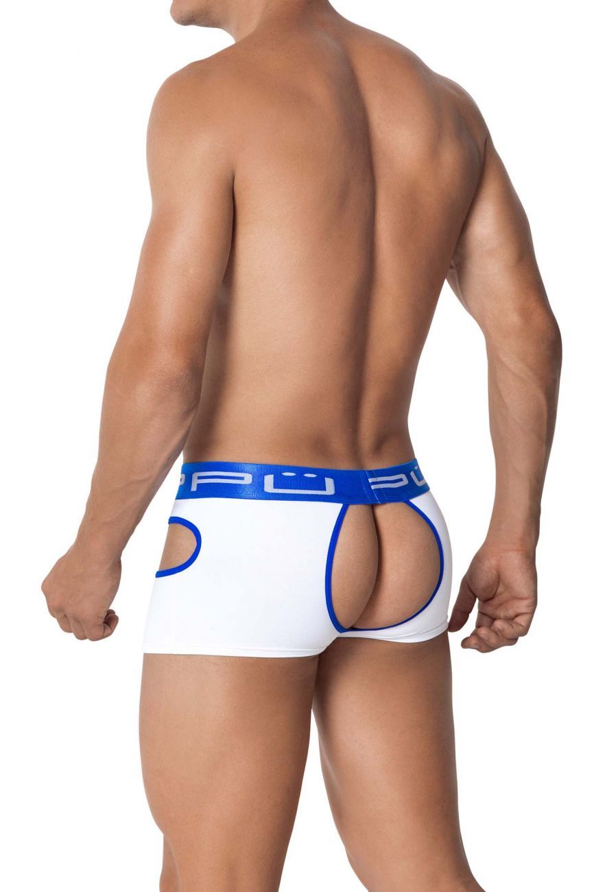 PPU 2104 Open Back Trunks White