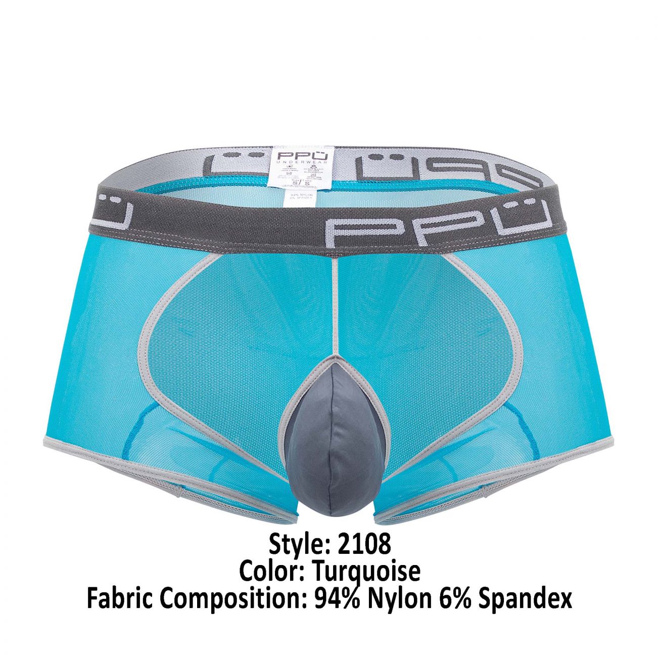 PPU 2108 Floater-Mesh Trunks Turquoise