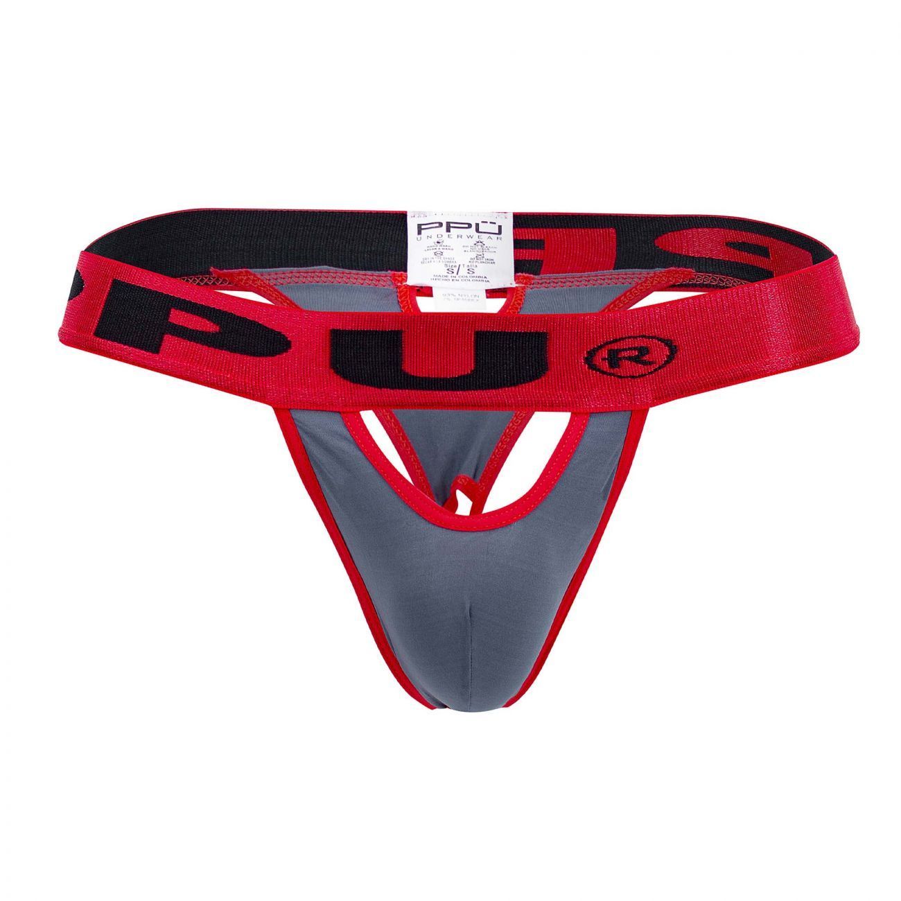 PPU 2112 Peek-a-boo Thongs Red