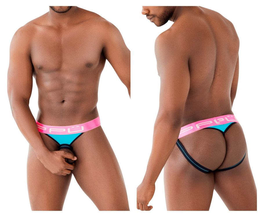 PPU 2310 Ball Lifter and Thong Jockstrap Fuchsia