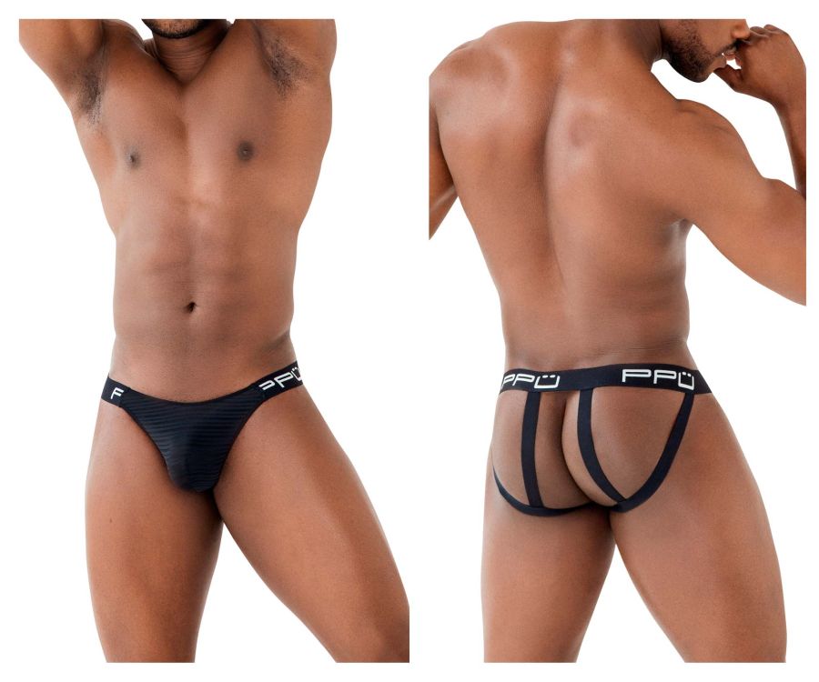 PPU 2311 Microfiber Jockstrap Black
