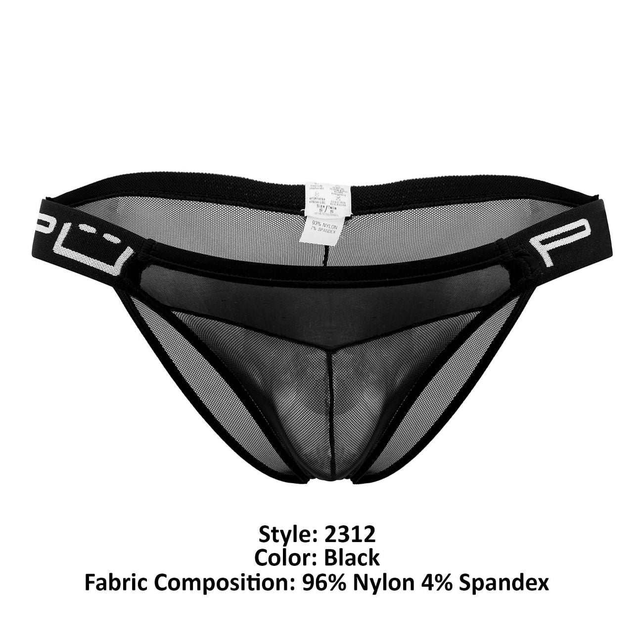 PPU 2312 Mesh Bikini Black