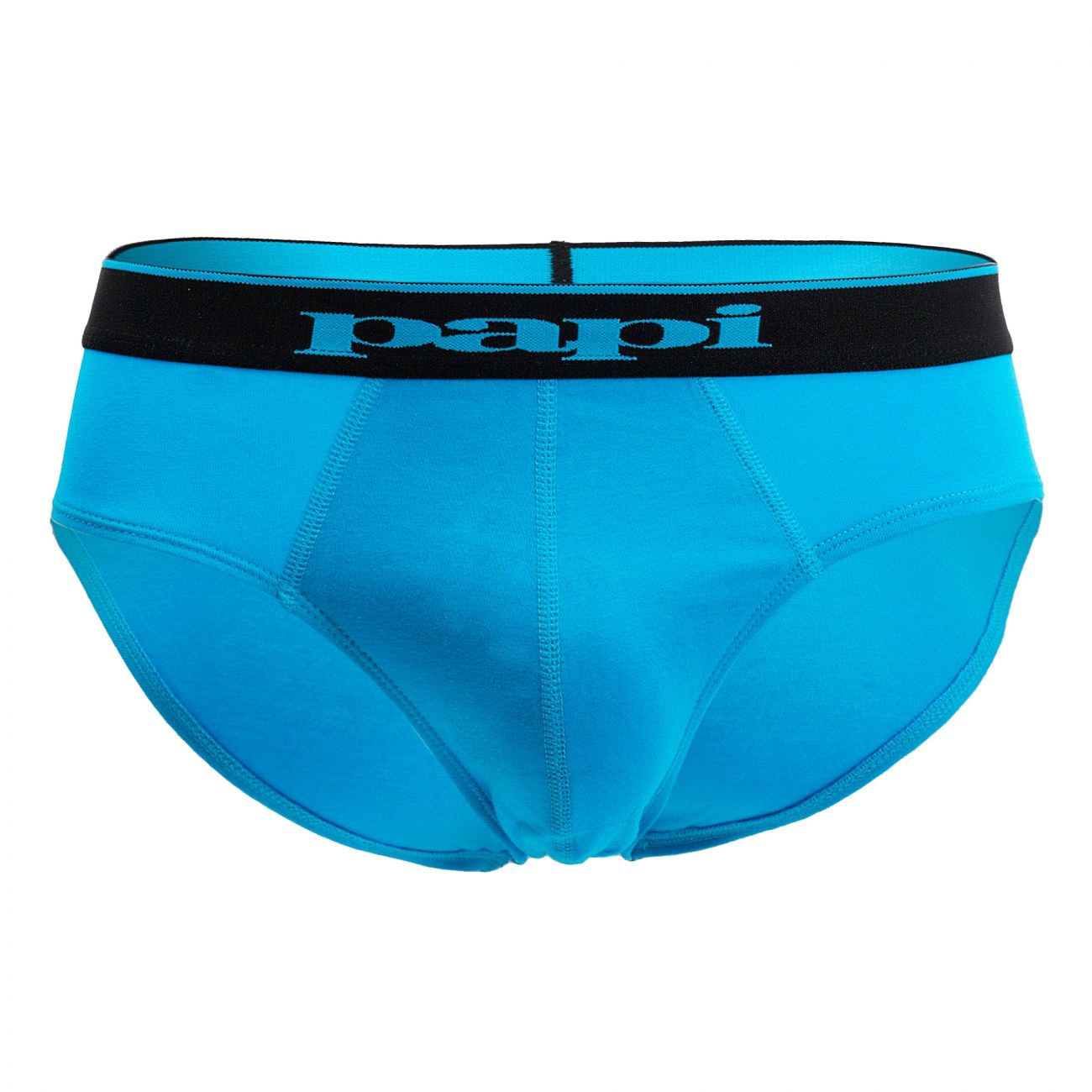 Papi 980403-941 3PK Cotton Stretch Brief Black-Cobalt-Blue