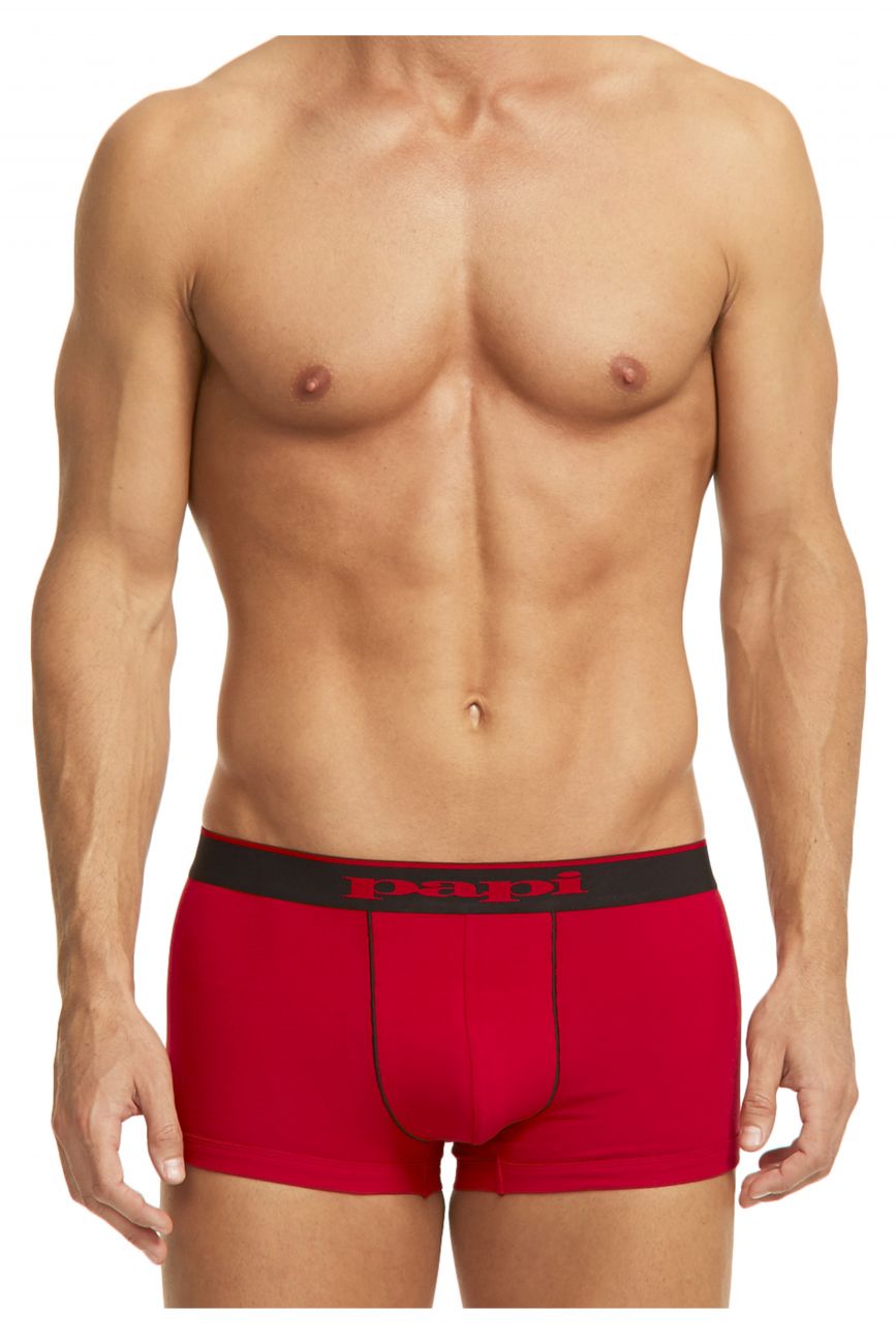 Papi 980503-982 Cotton Stretch Brazilian Yarndye Band Stripe Red Black