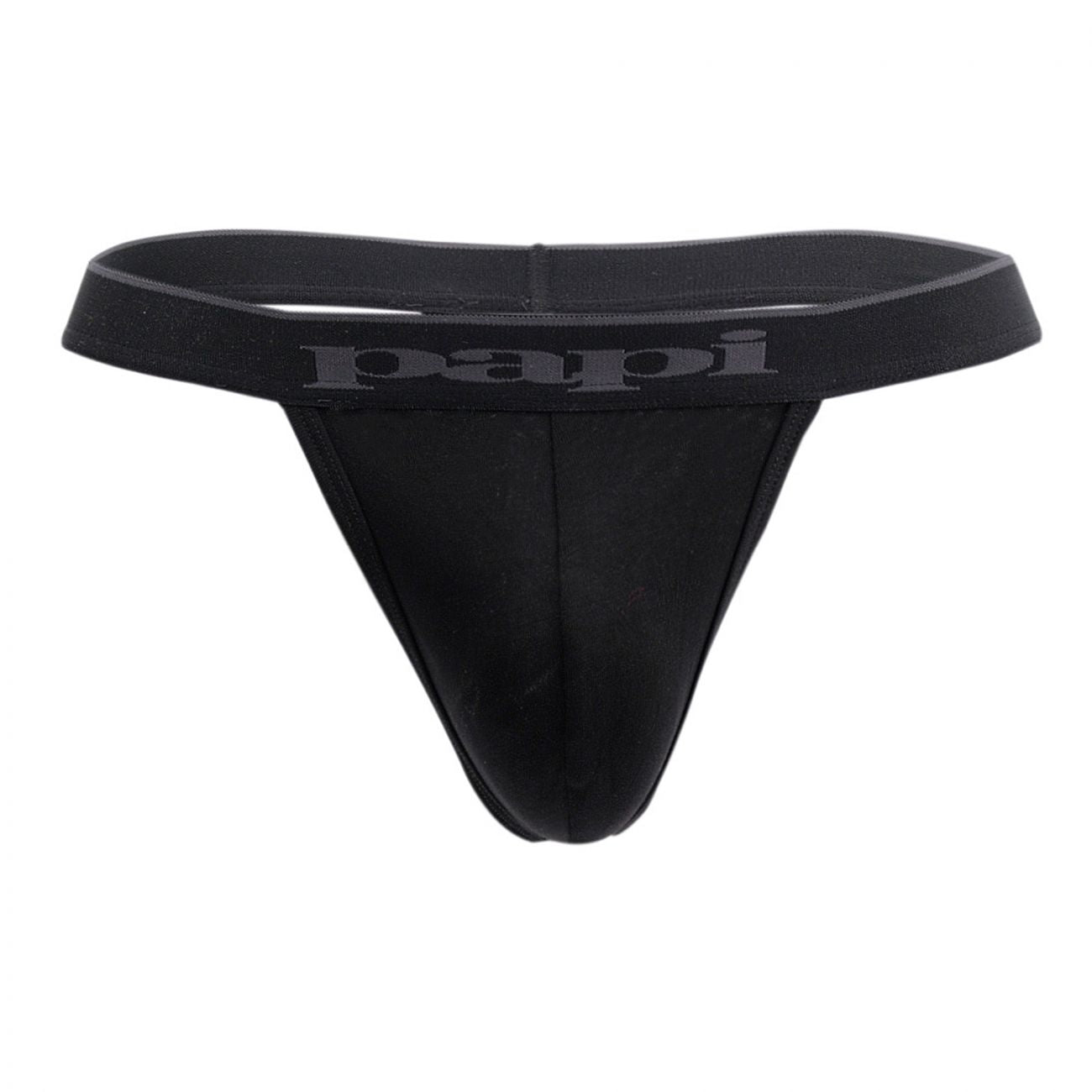 Papi 980902-001 3PK Cotton Stretch Thong Black