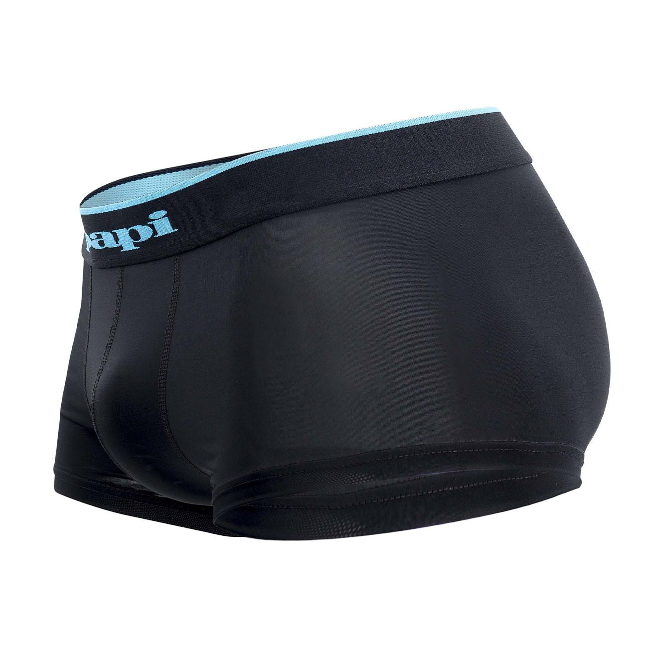 Papi MPA004 2PK Brazilian Trunks Black Blue