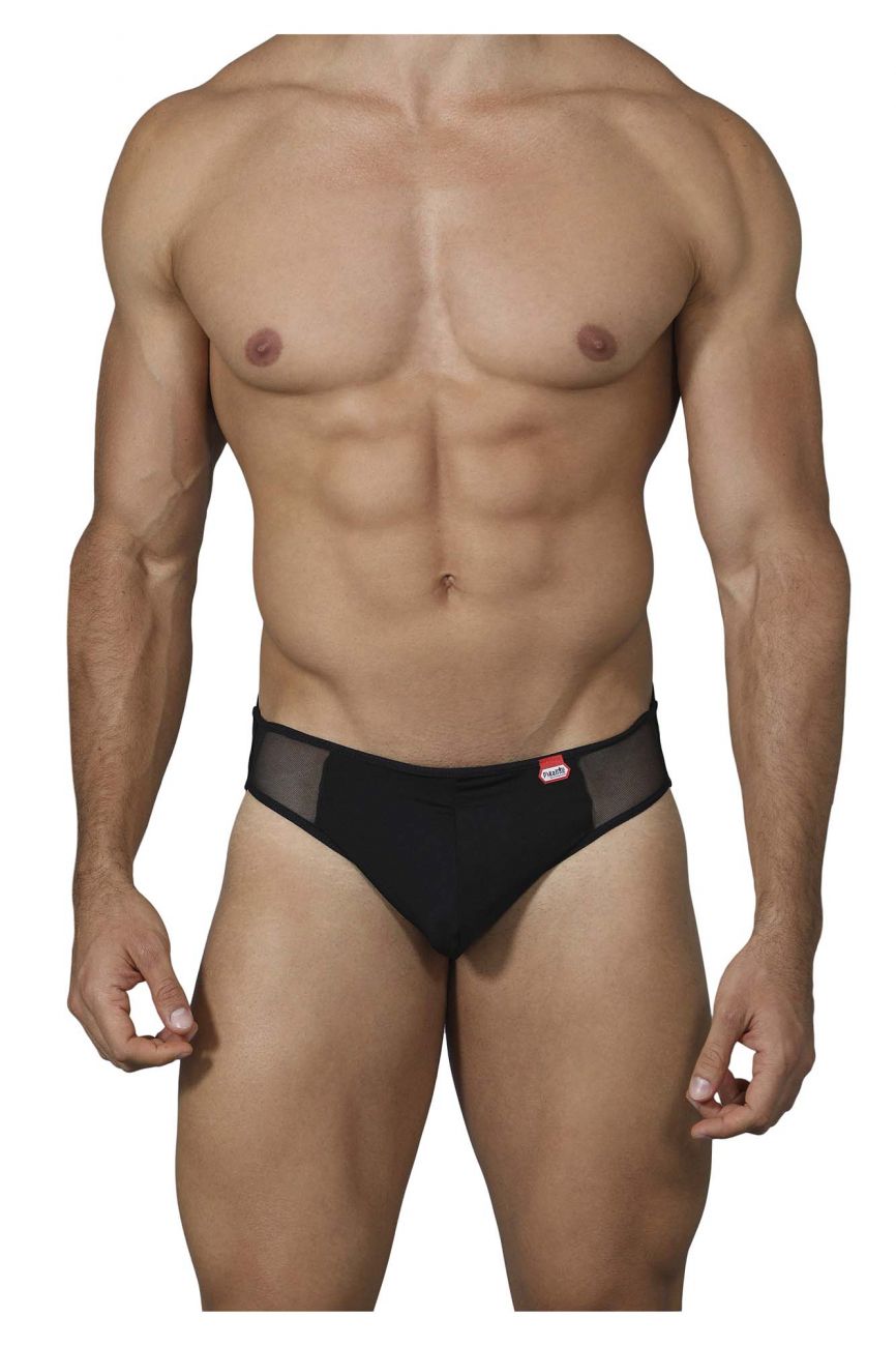 Pikante 0218 Attraction Ruched Briefs Black