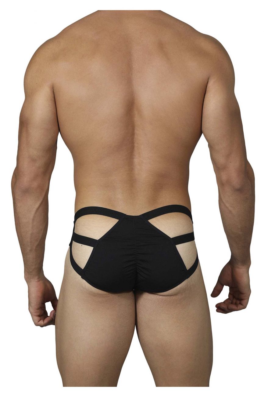 Pikante 0218 Attraction Ruched Briefs Black