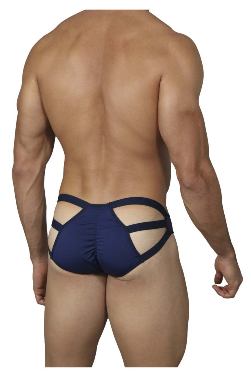 Pikante 0218 Attraction Ruched Briefs Dark Blue