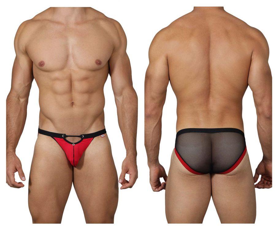 Pikante 0219 Explorers Mesh Bikini Red & Black