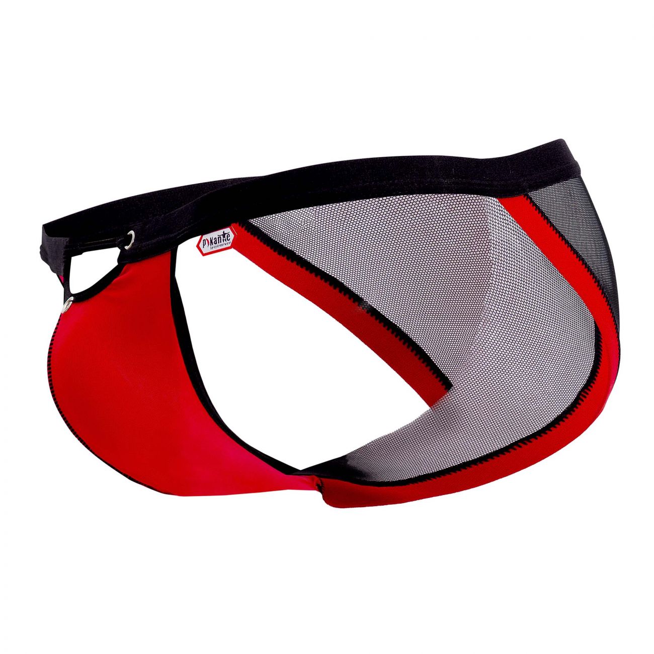 Pikante 0219 Explorers Mesh Bikini Red & Black