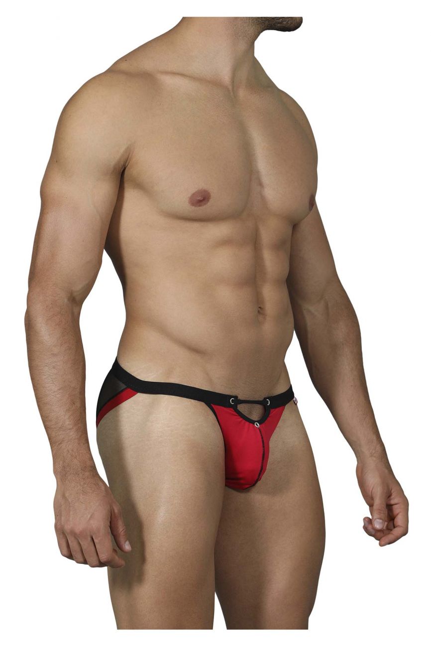 Pikante 0219 Explorers Mesh Bikini Red & Black