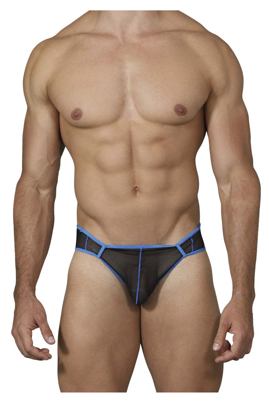 Pikante 0222 Communication Mesh Briefs Black
