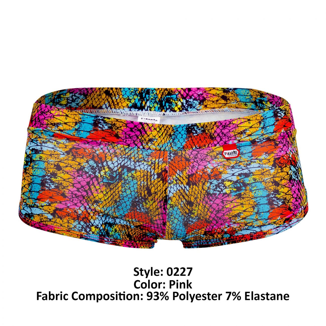 Pikante 0227 Chekke Printed Trunks Pink