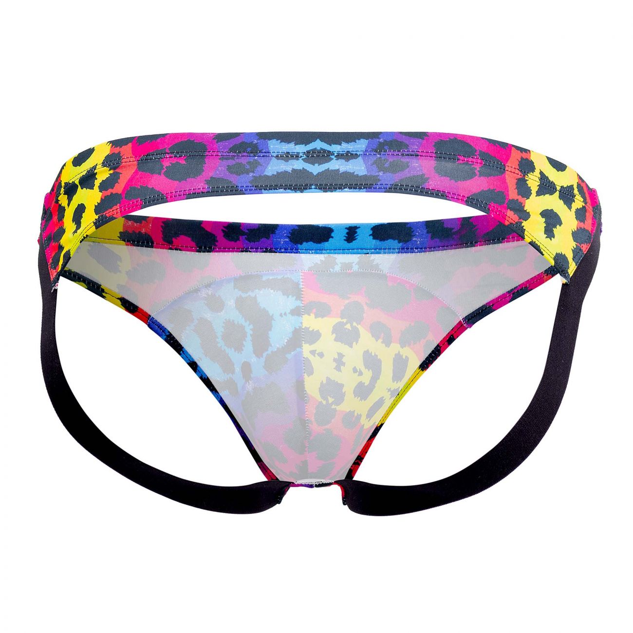 Pikante 0233 Compatibility Printed Jockstrap Black Mulit Coloured