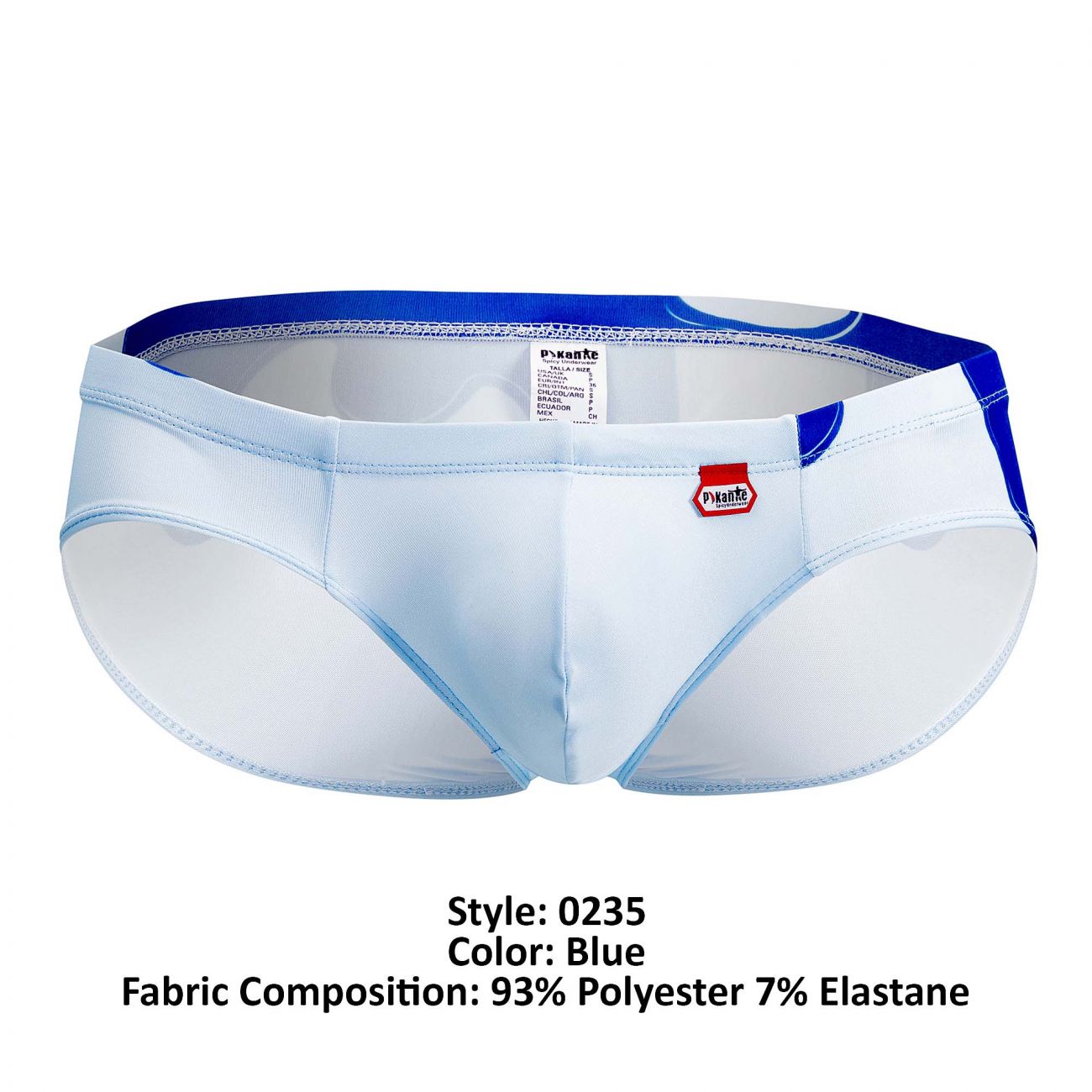 Pikante 0235 Buddies Printed Briefs Blue