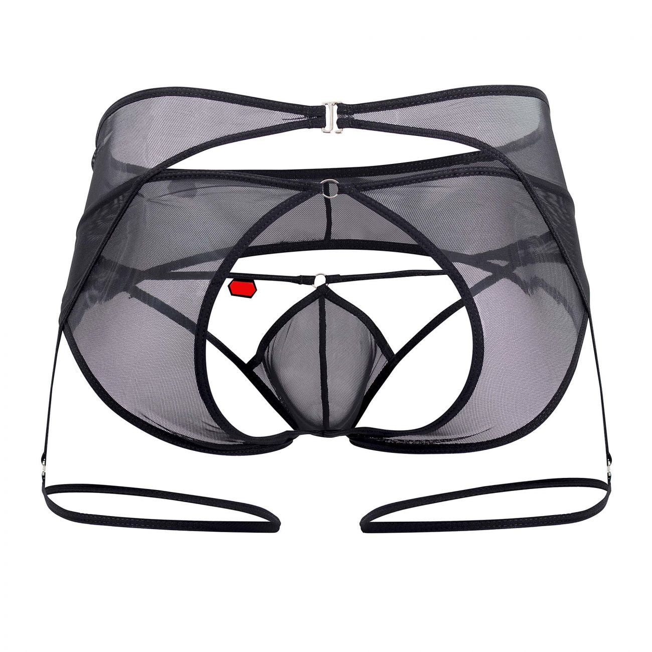 Pikante 0332 Attila Garter Jockstrap Black
