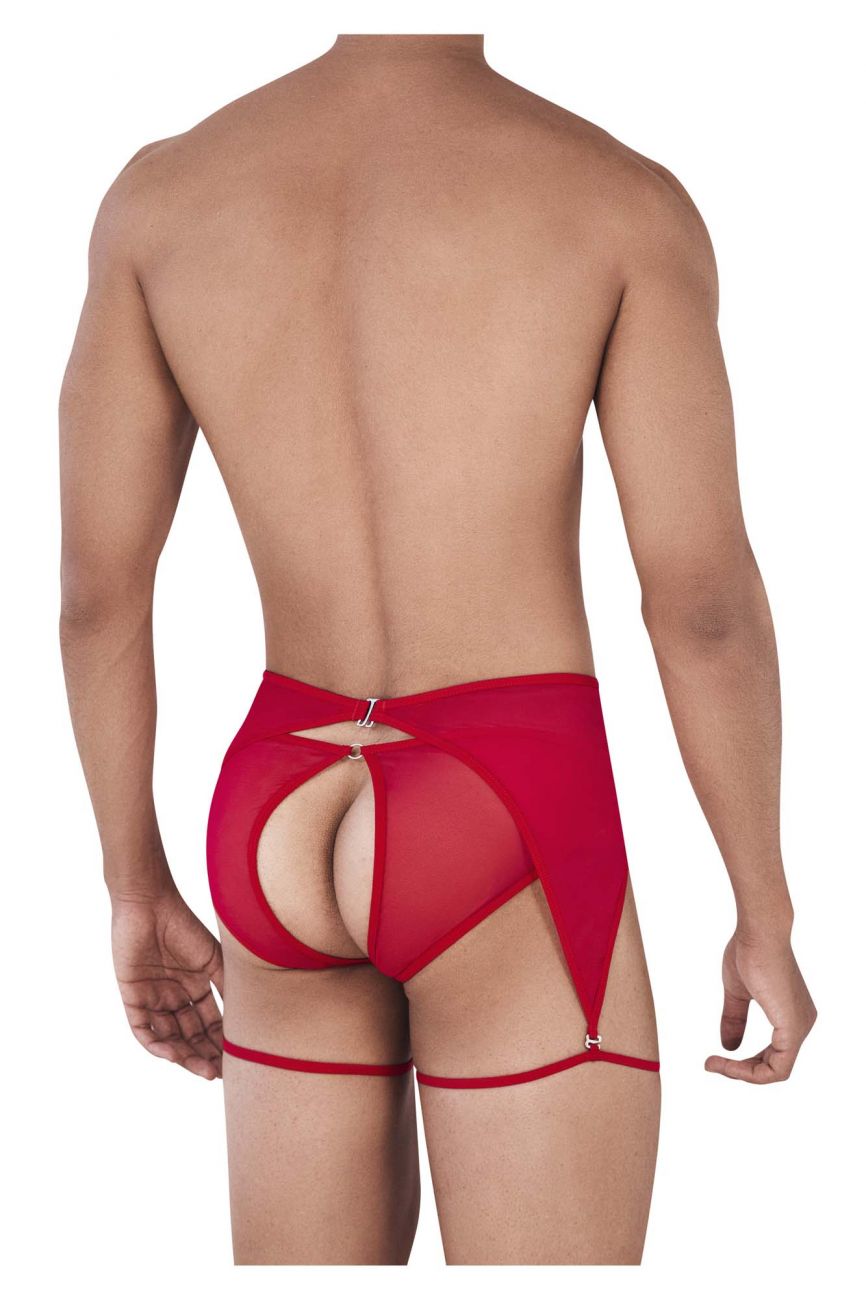 Pikante 0332 Attila Garter Jockstrap Red