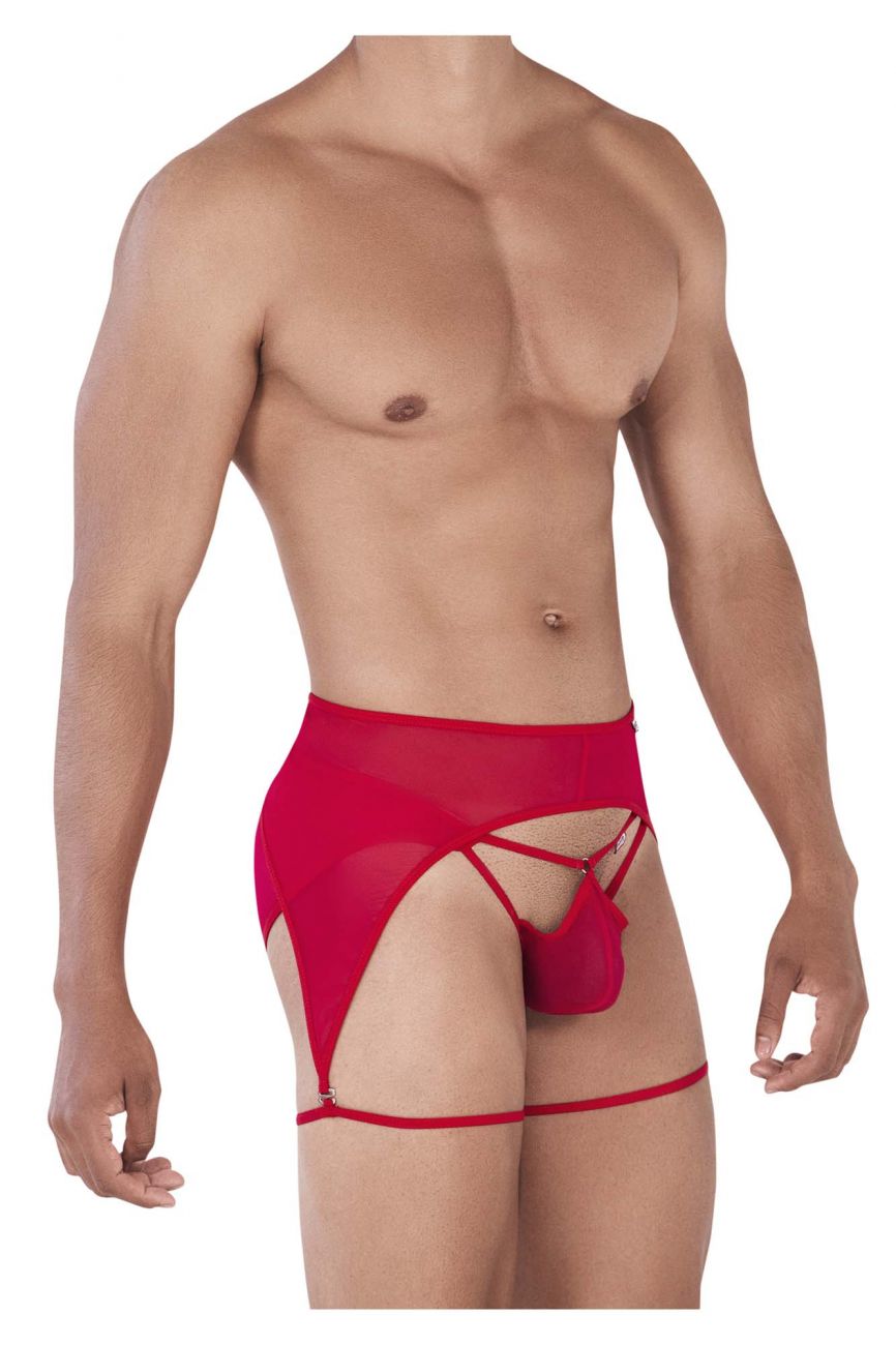 Pikante 0332 Attila Garter Jockstrap Red