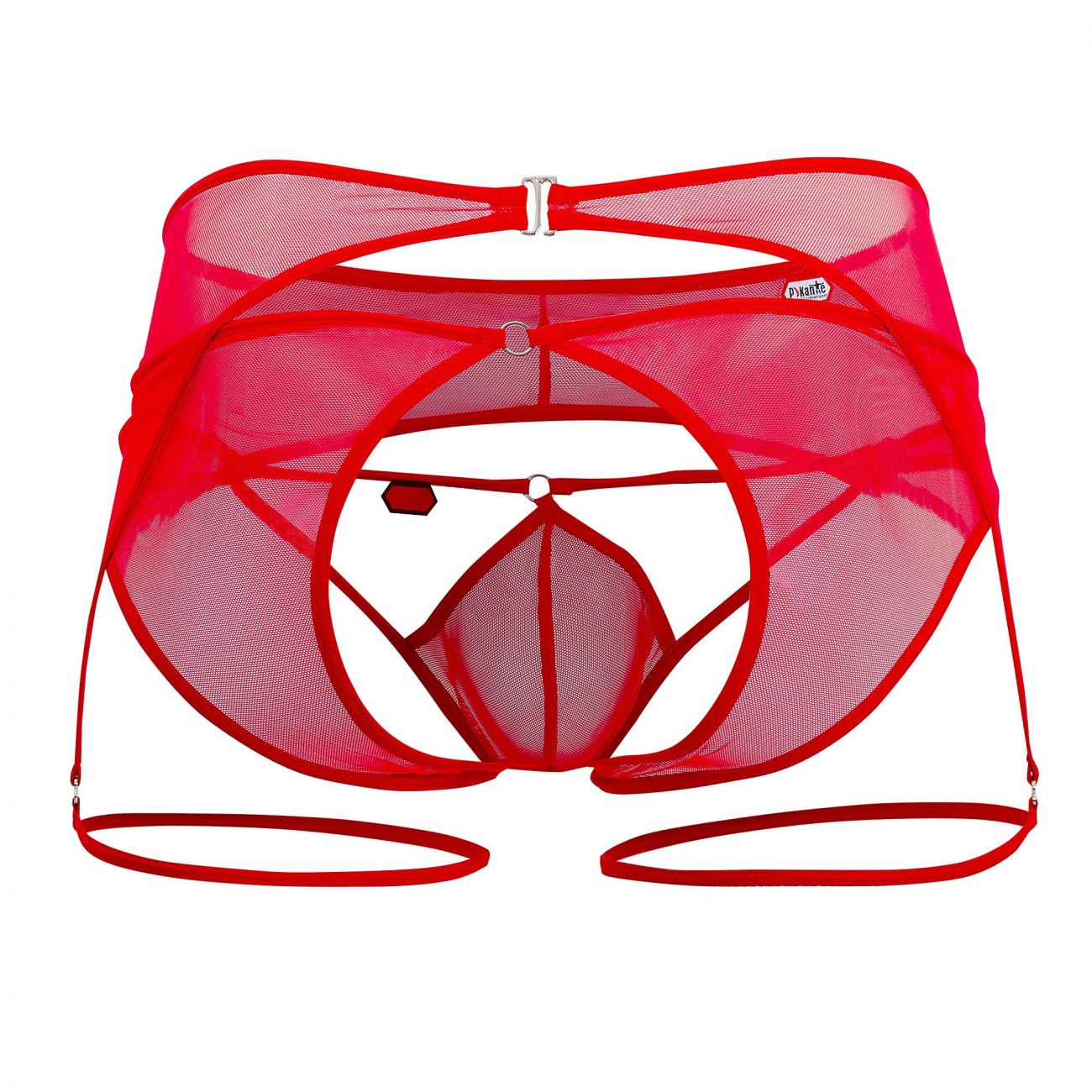 Pikante 0332 Attila Garter Jockstrap Red