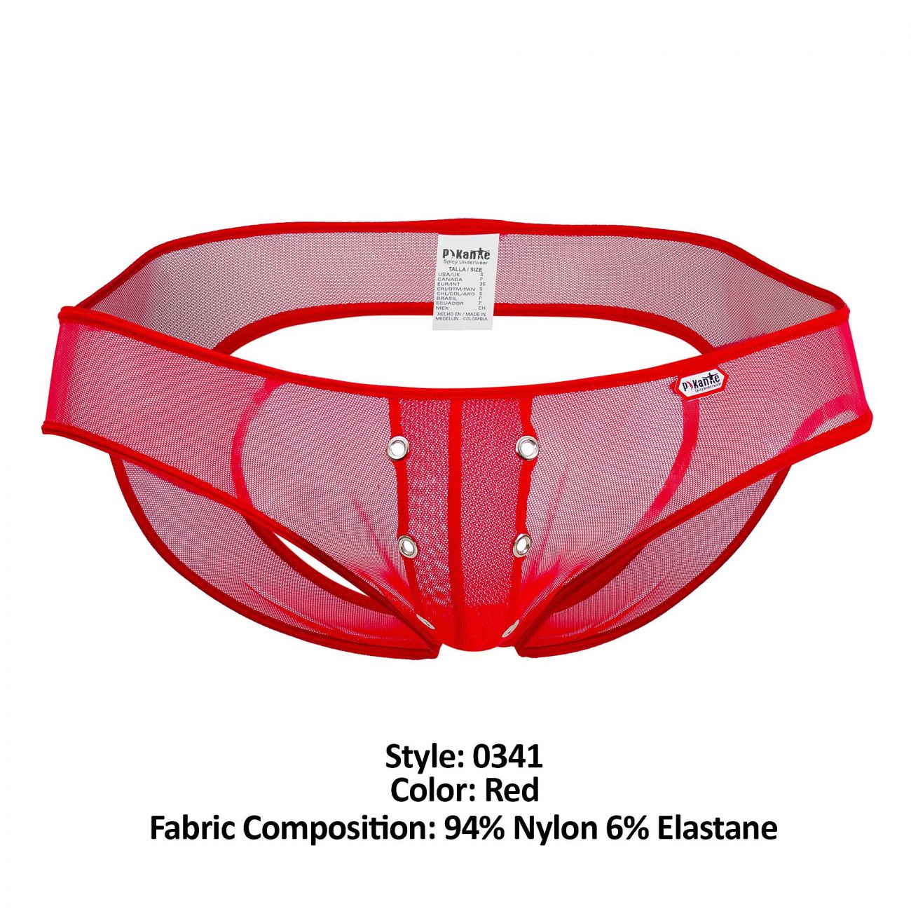 Pikante 0341 Wallace Jockstrap Briefs Red