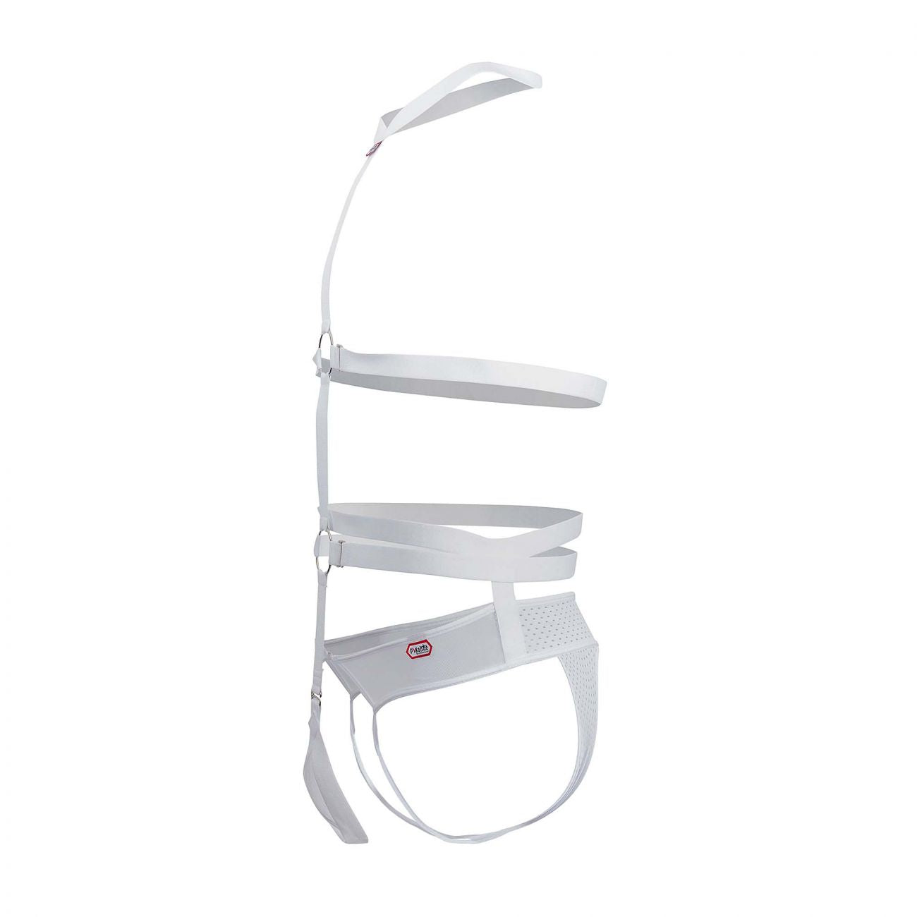 Pikante 0344 Decided Harness Thongs White