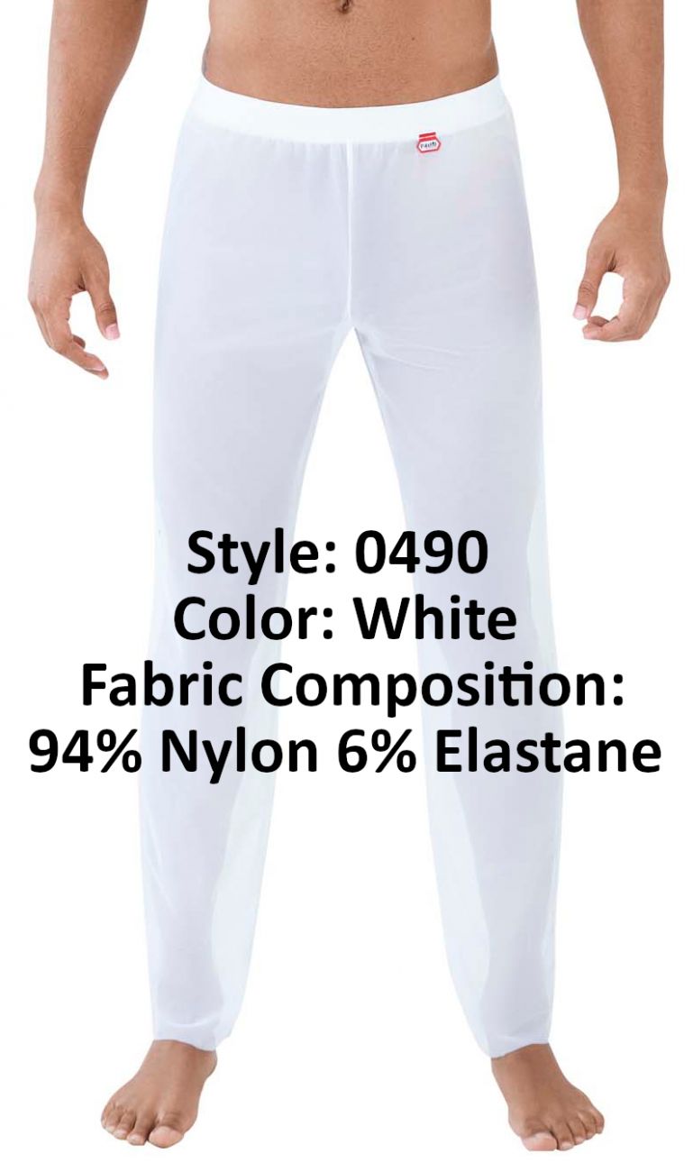 Pikante 0490 You Mesh Pants White