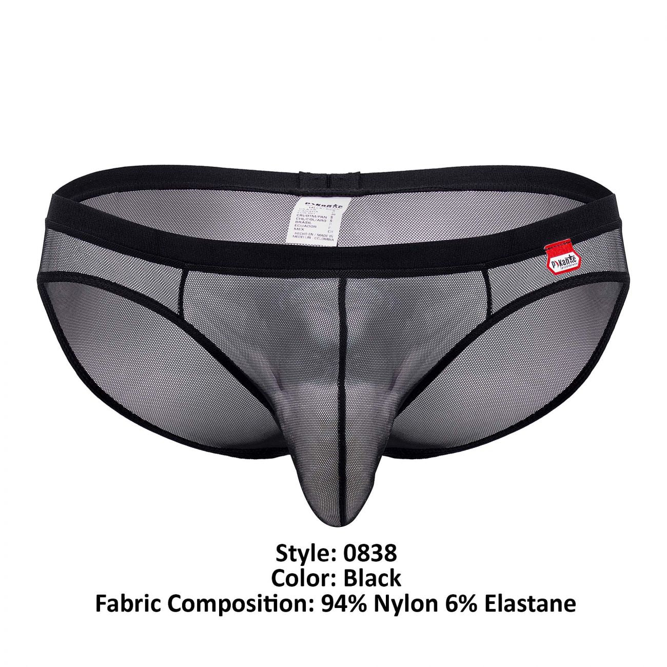 Pikante 0838 Up Briefs Black