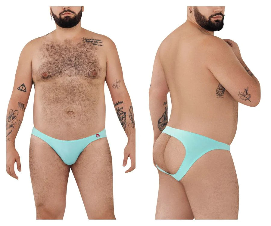 Pikante 0979X Angola Jockstrap Light Blue Plus Sizes