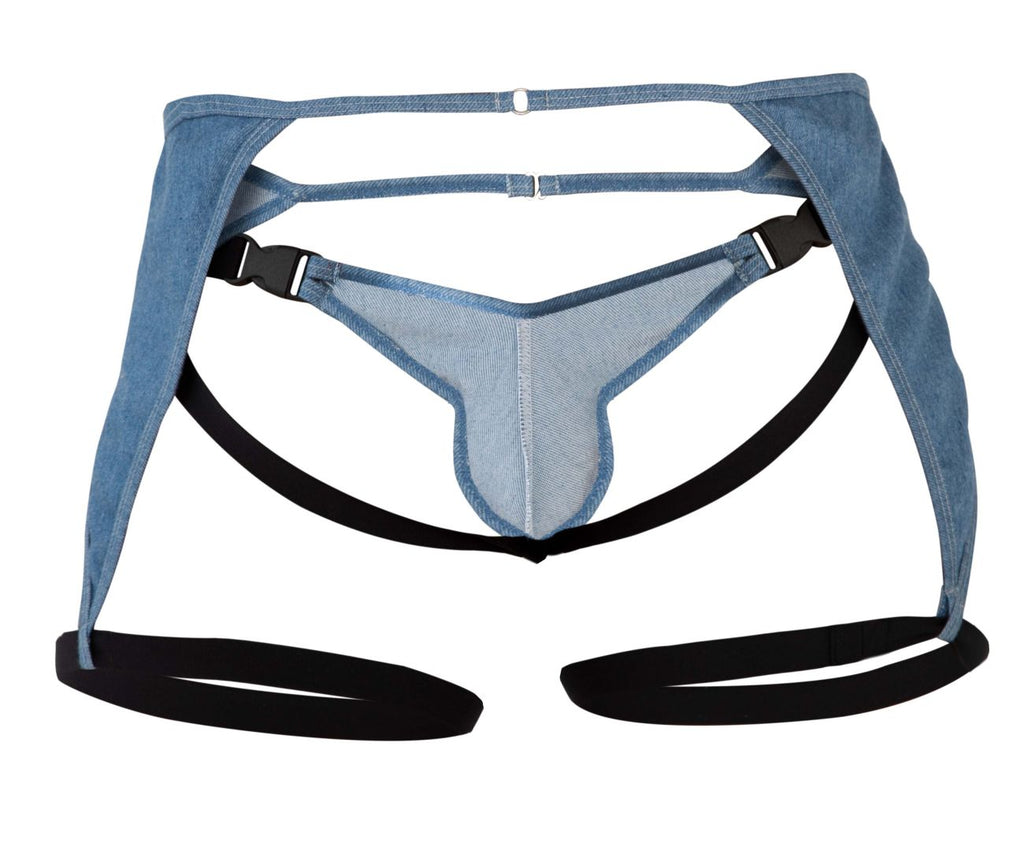 Pikante 0985 Hare Garter Jockstrap Blue