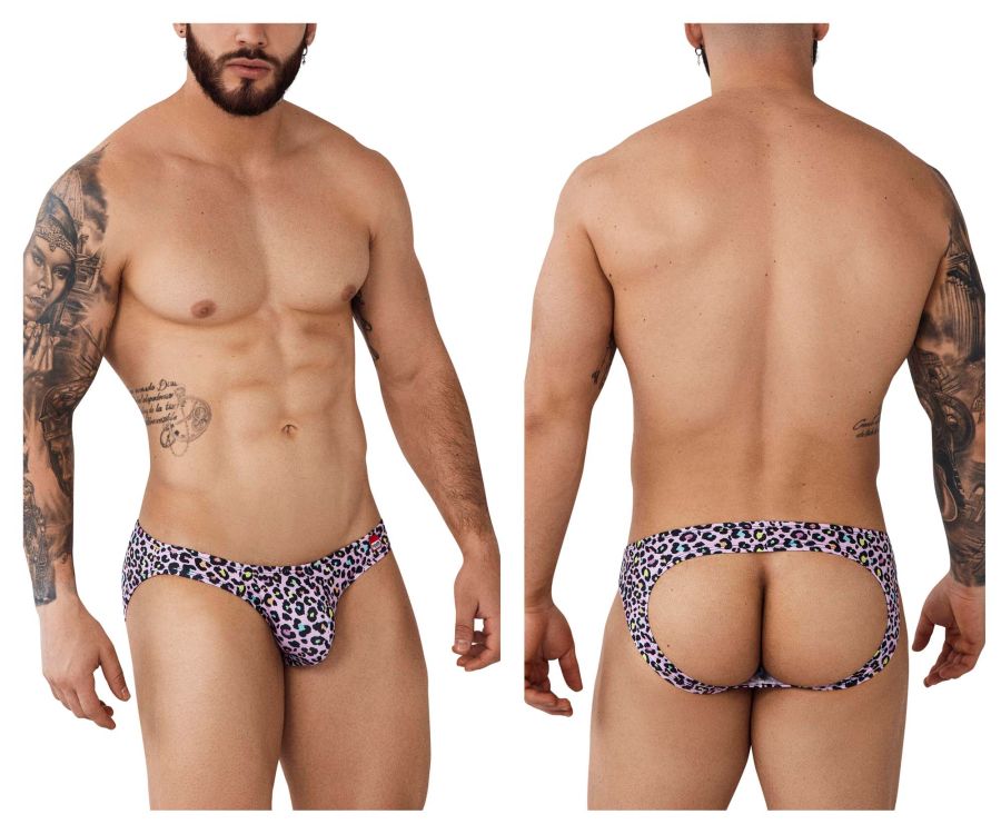 Pikante 1012 Cosenza Jockstrap Pink Leopard