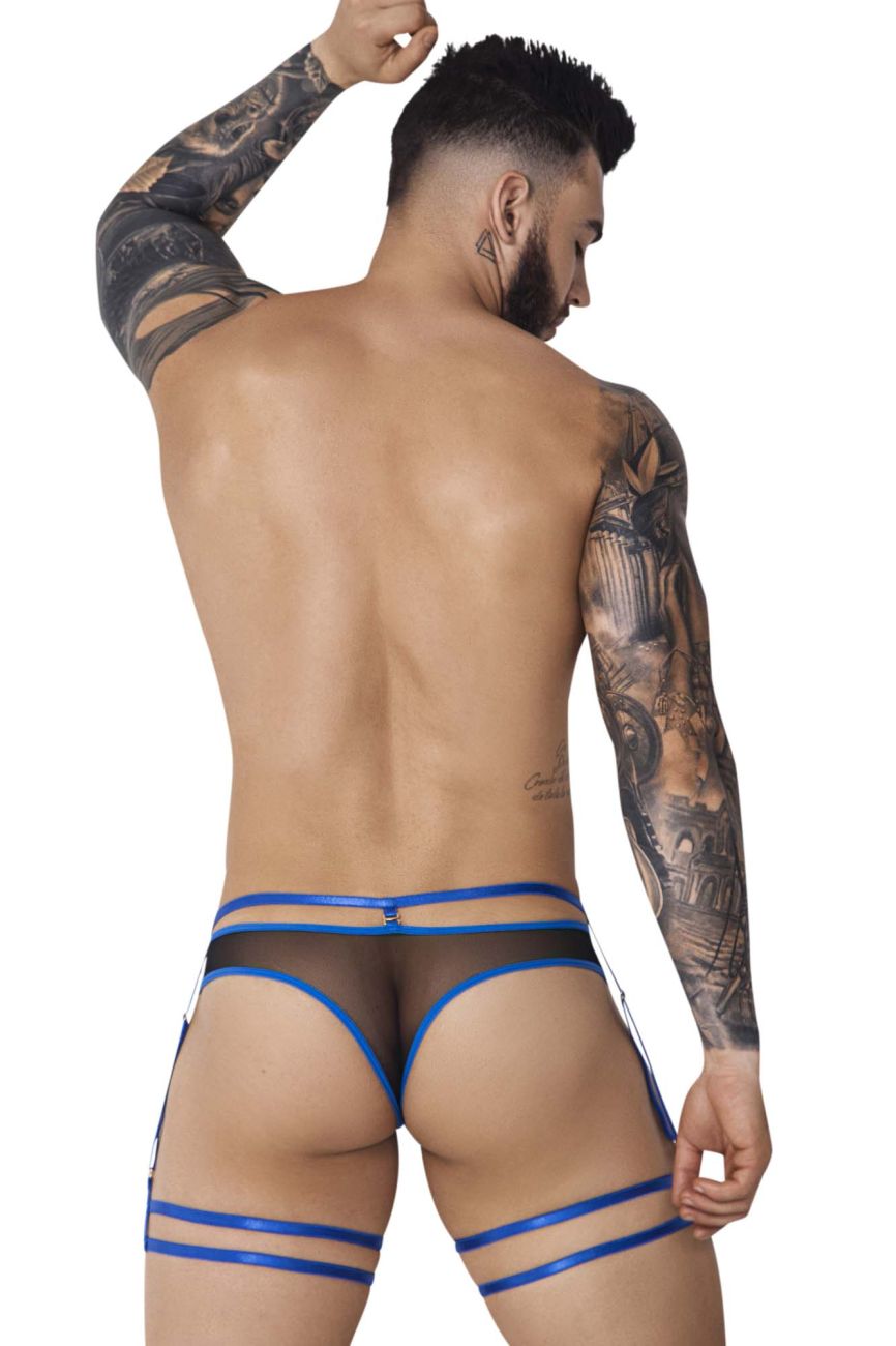 Pikante 1082 Lujueria Garter Thongs Blue