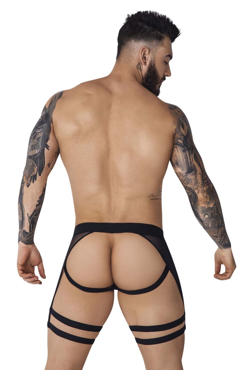 JCSTK - Pikante 1085 Hard Garter Jockstrap Black