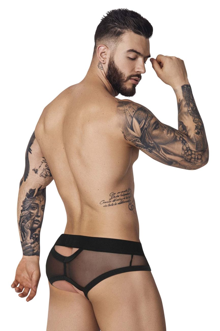 Pikante 1091 Burly Mesh Briefs Black