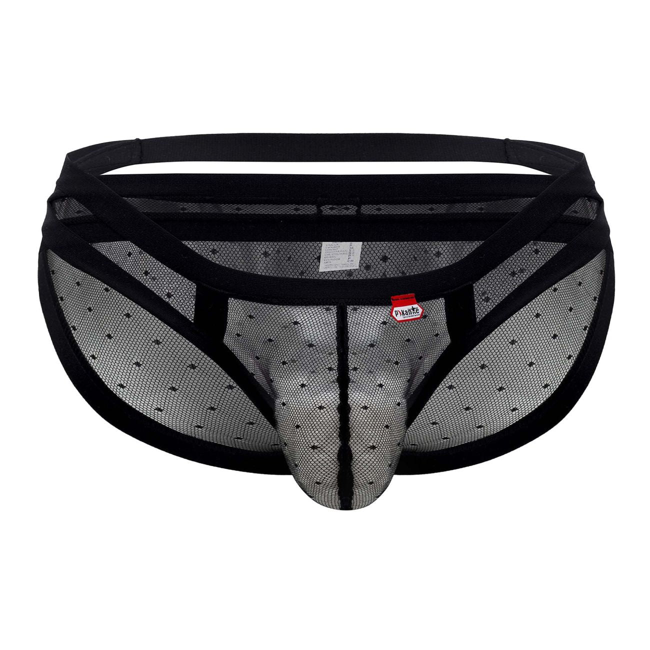 Pikante 1093 Oomph Mesh Briefs Black
