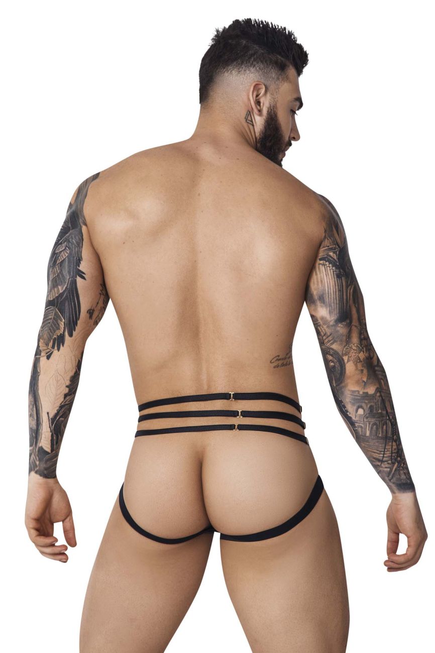 Pikante 1095 Oomph Mesh Jockstrap Black