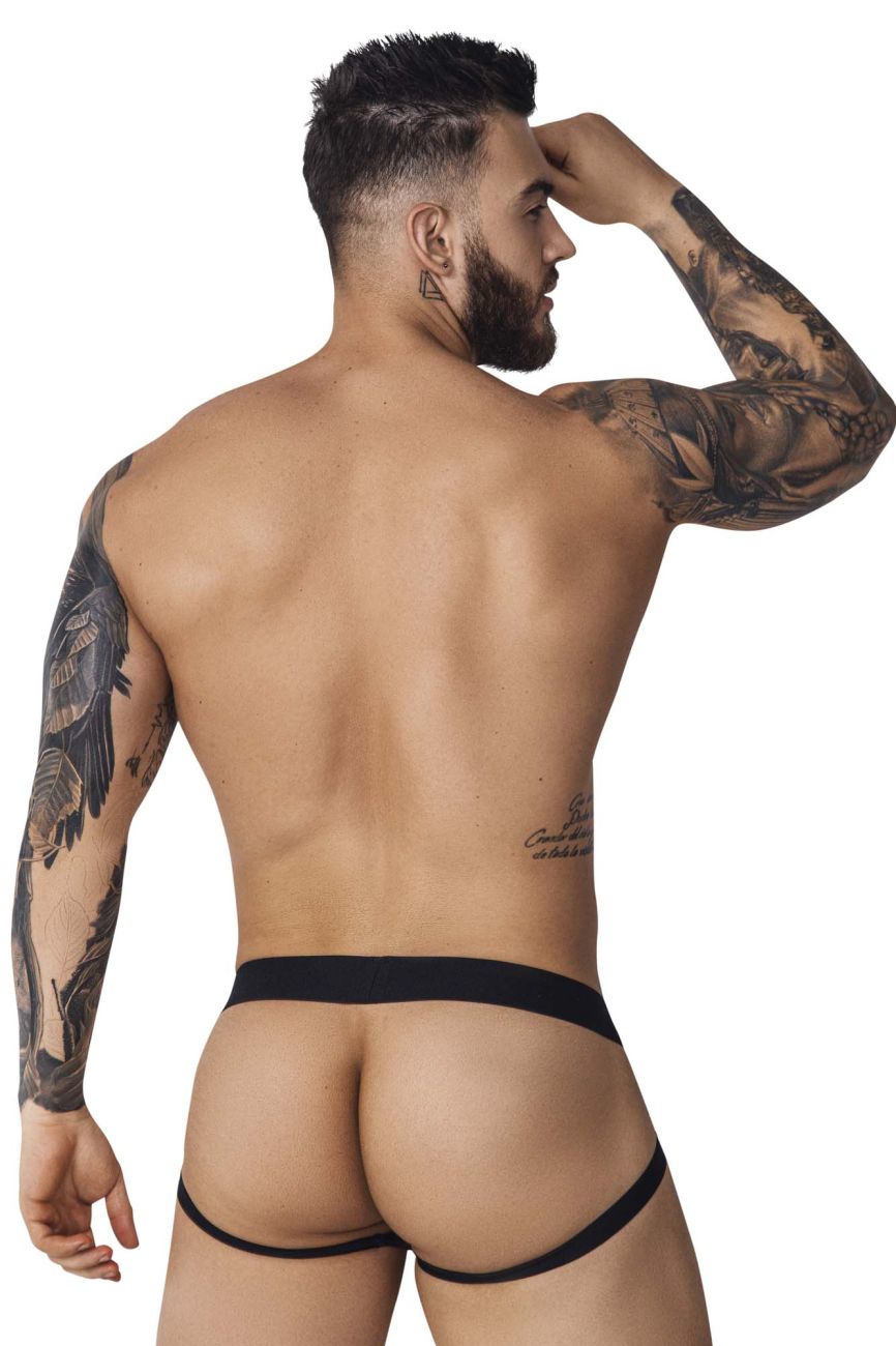 Pikante 1100 Clandestine Velvet Jockstrap Black