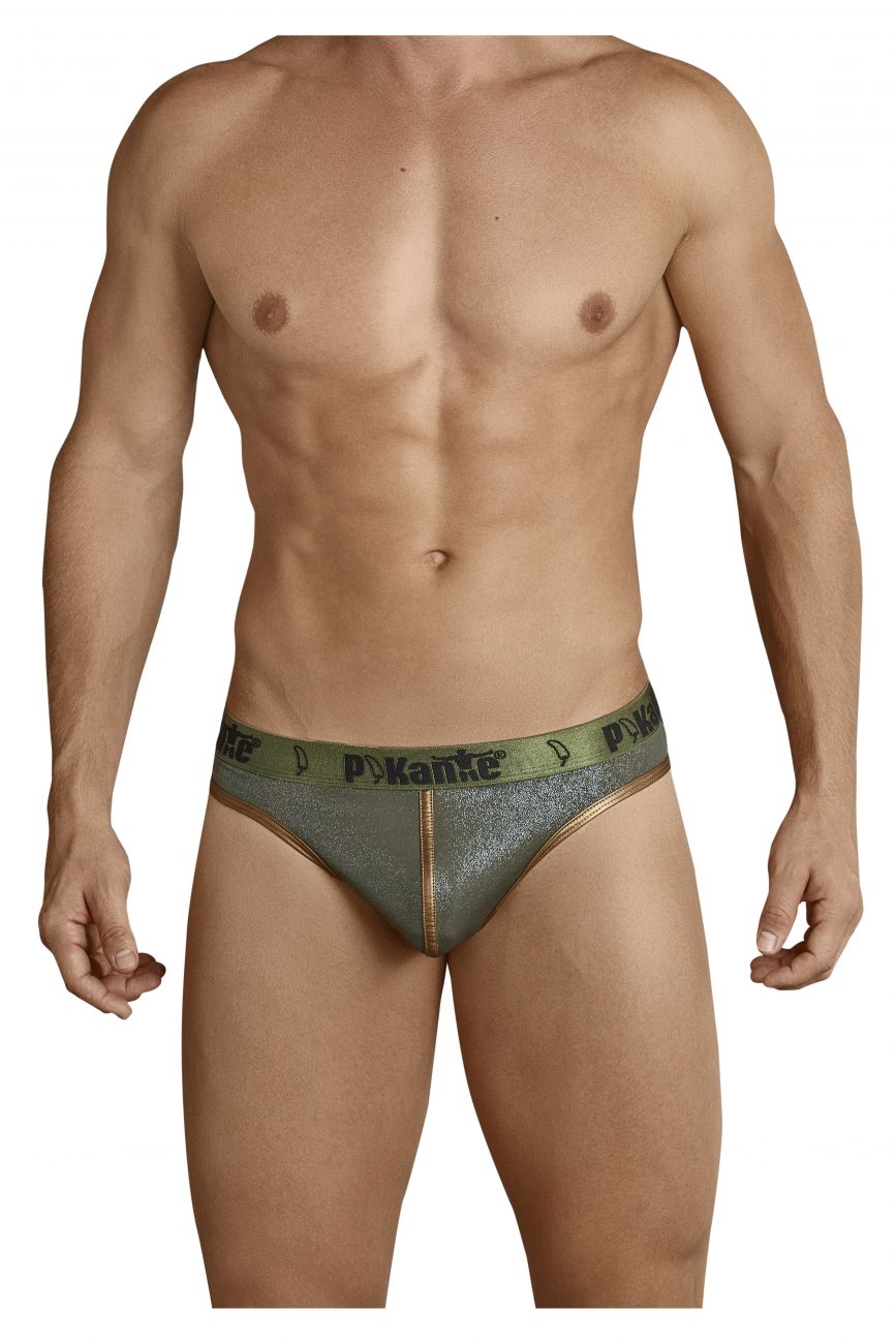 Pikante 8053 Sherlock Thongs Green