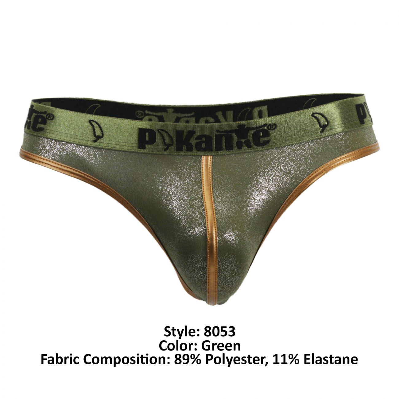 Pikante 8053 Sherlock Thongs Green