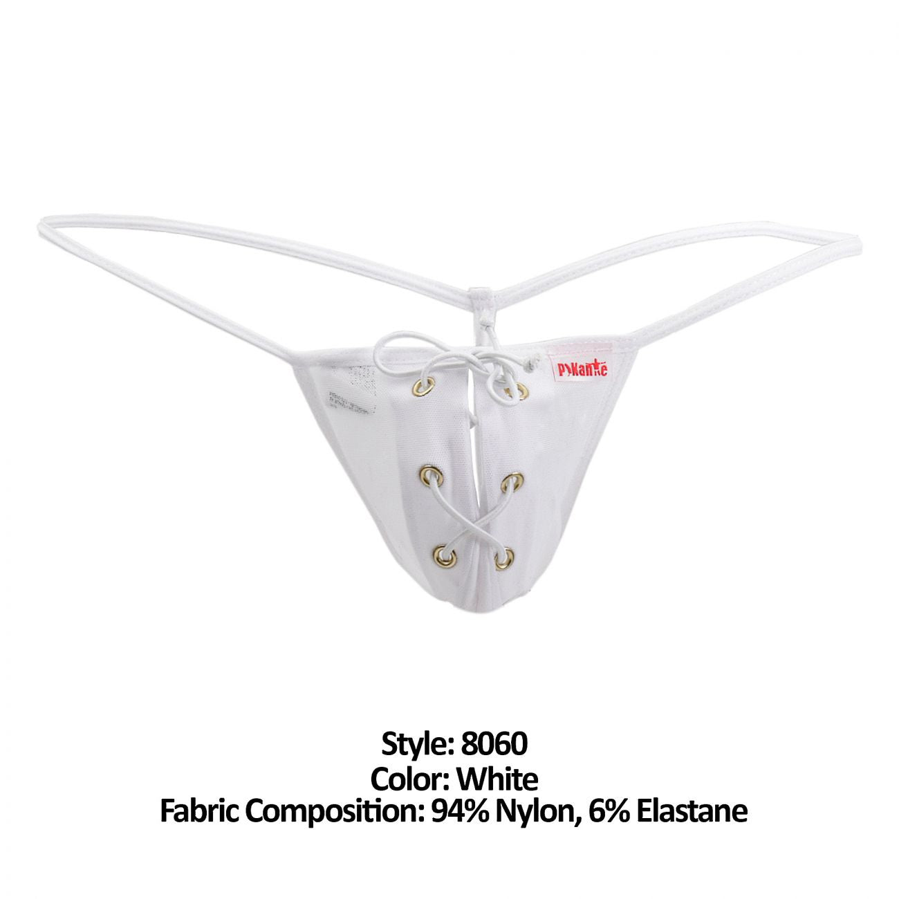 Pikante 8060 Power Thongs White