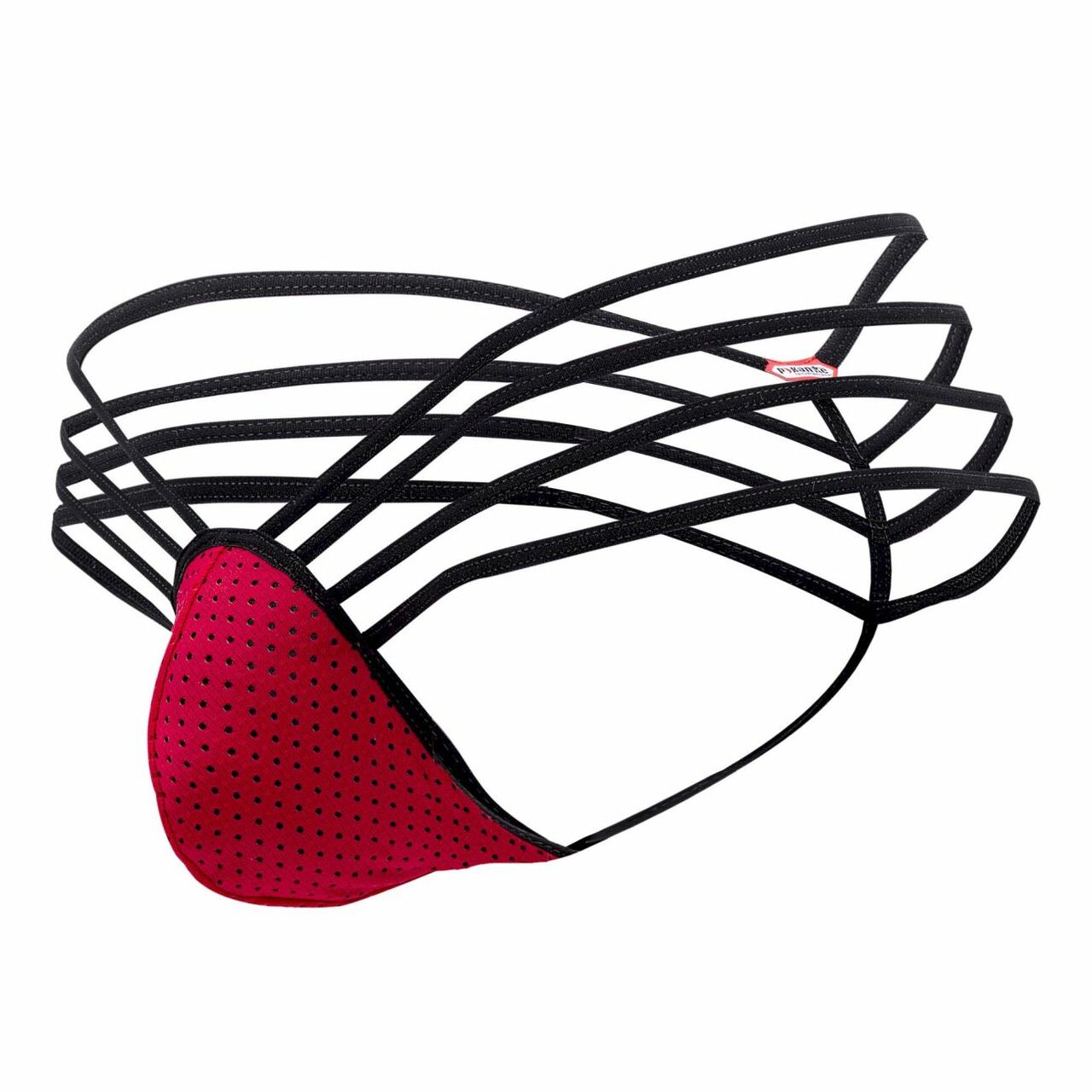 SALE - Mens Pikante Underwear Strappy G string Thong Red